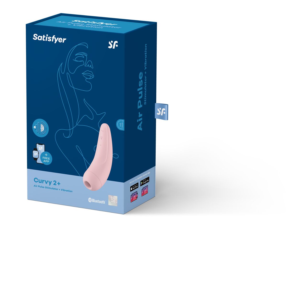 Клиторна Смукалка Satisfyer Curvy 2 + Розов